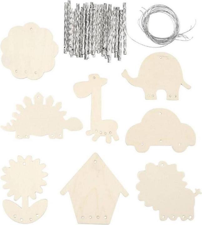 Image du produit Creativ Company Petites pièces en bois Carillons éoliens 24 pièces