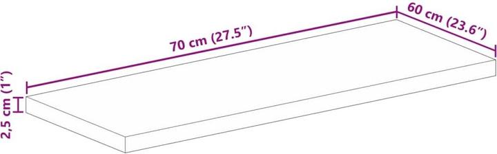 Produktbild VidaXL Keilani (70 x 60 x 2.5 cm)