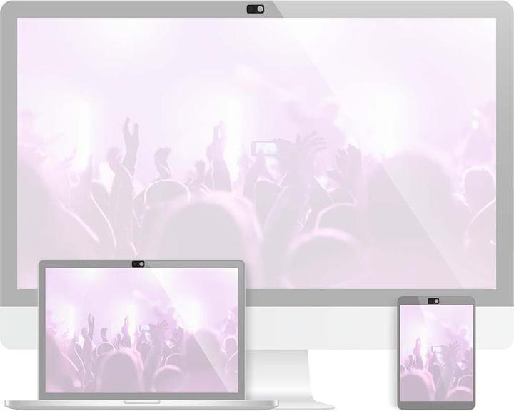 Produktbild Nedis Webcam Abdeckung Benutzt für: Notebook Kunststoff Kleber auf der Rückseite 3 Stück Schwarz
