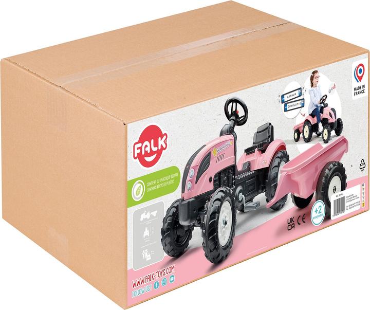 Image du produit Falk Toys Tracteur pour enfants M avec remorque
