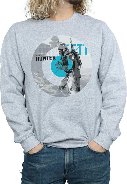 Immagine prodotto Star Wars Boba Fett Bounty Hunter Circle Felpa Uomo (L)