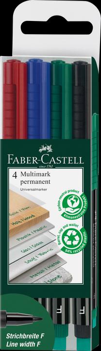 Produktbild Faber-Castell Multimark (Mehrfarbig, 0.60 mm, 4 x)