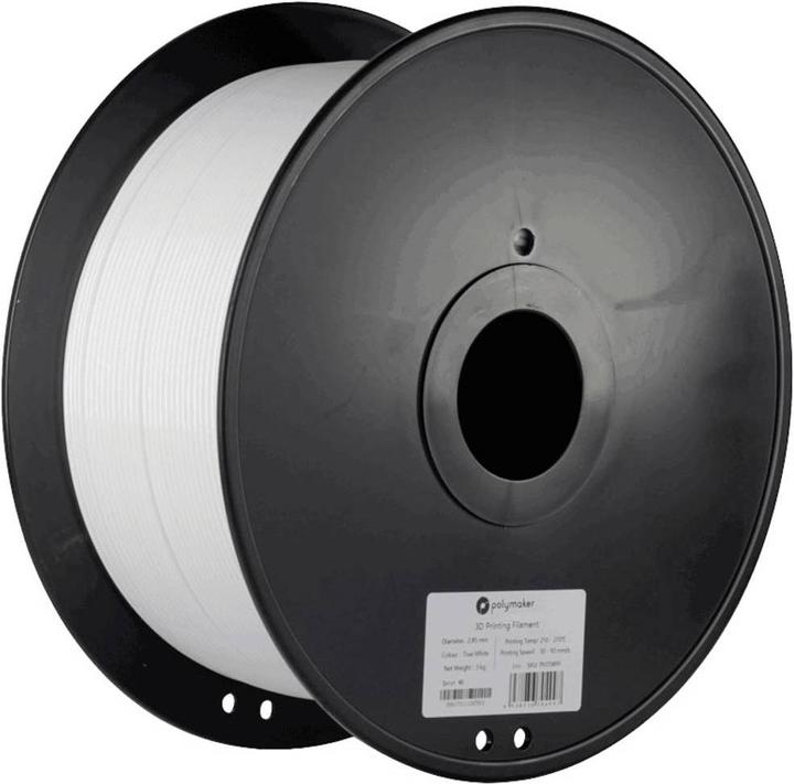 Produktbild Polymaker 70499 - Filament - Polymax PC - weiss - 3000 g (Carbon, 2.85 mm, 3000 g, Weiss)