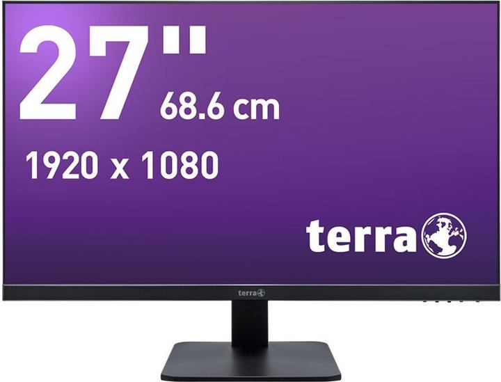 Wortmann TERRA LCD/LED 2727W HA V2 black HDMI/DP/USB-C GREENLINE PLUS (1920 x 1080 Pixel, 27")