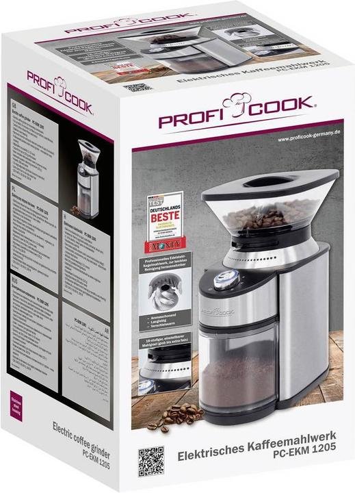 Produktbild Proficook Elektrisches Kaffeemahlwerk PC-EKM 1205 (CH-Stecker)