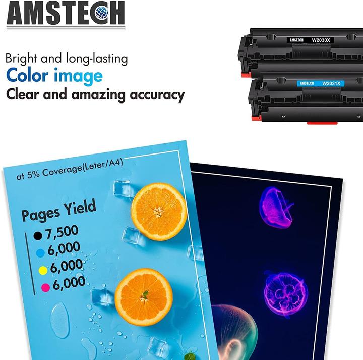 Amstech 415X 415A Multipack pour HP (M, CF, C, Y)