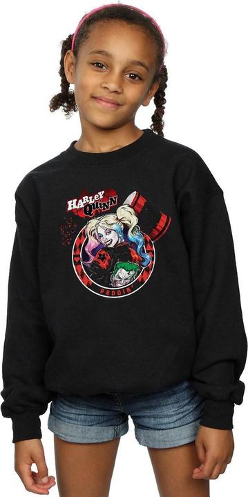 Produktbild Harley Quinn Joker Patch Sweatshirt Mädchen (104)