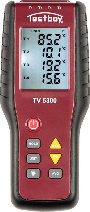 Actual product image Testboy TV 5300 4-channel thermometer -200 - +1372 °C