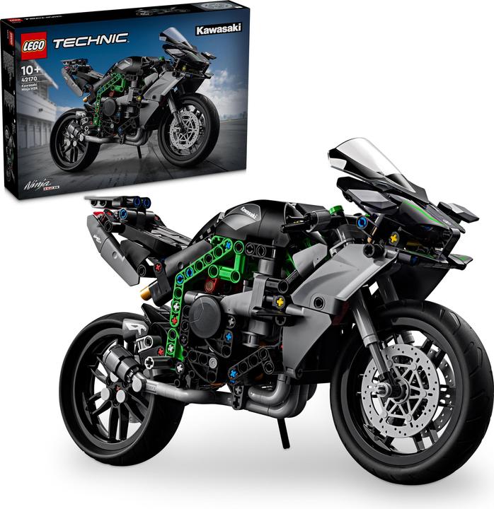 Actual product image LEGO Kawasaki Ninja H2R Motorrad (42170, LEGO Technic)