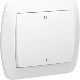 Kontakt Simon Zweipoliger Schalter AKORD weiss - AW2