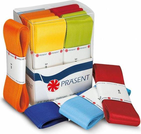 Actual product image Magni Satin ribbon strands 10 40mmx3m Europe assorted (10 x)