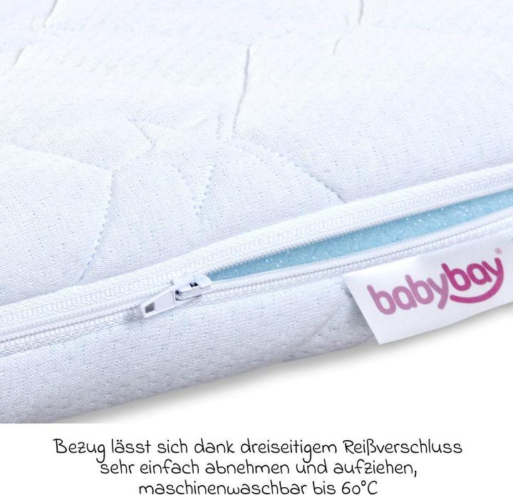 Actual product image Babybay Baby mattresses & children's mattresses Premium removable cover for Medicott extra airy mattress