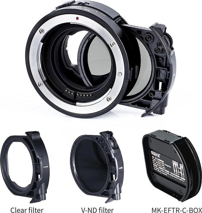 Actual product image Meike EFTE C Drop in Filter Mount Adapter