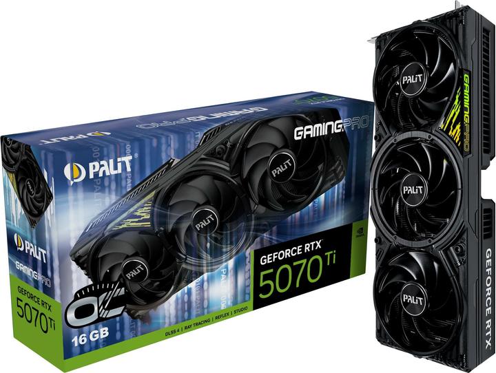 Image du produit XpertVision Palit RTX5070TI GamingPro OC V1 16GB GDDR7 HDMI 3xDP (16 Go)