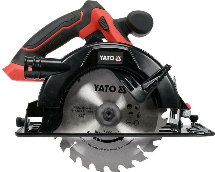 Actual product image Yato Pilarka Tarczowa 18v 185mm Silnik Bezszczotkowy Bez Akumulatora I ładowarki