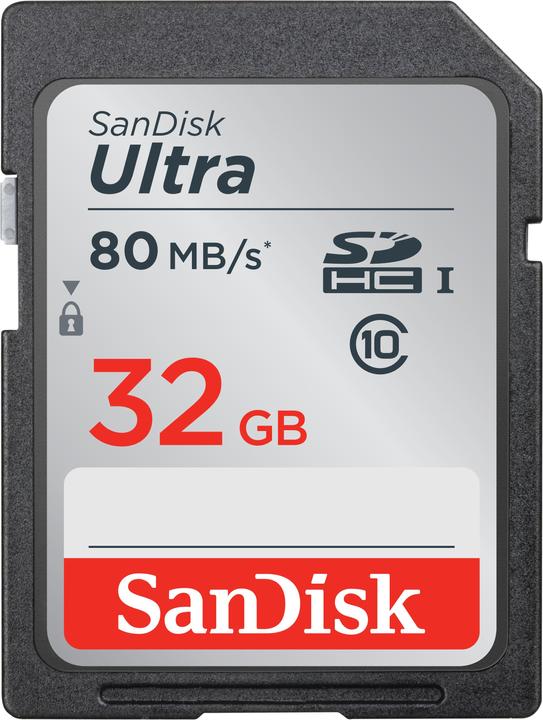 Immagine prodotto SanDisk Ultra U1 (32 GB, SDHC, U1, UHS-I)