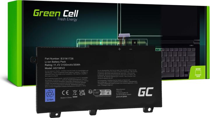 Image du produit GreenCell Batterie d'ordinateur portable Green Cell B31N1726 pour Asus TUF Gaming FX504 FX504G FX505 FX505D (3 cellules)