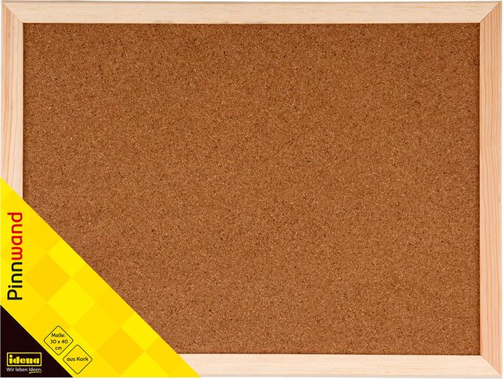 Immagine prodotto Idena Bacheca 40x30cm con accessori (Bacheca, 30 x 40 cm)