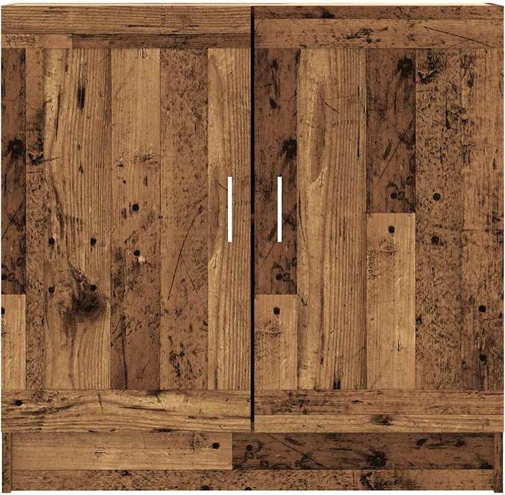 Actual product image VidaXL Bücherschrank Altholz-Optik 82,5x30,5x80 cm Holzwerkstoff (82.5 x 30.5 x 80 cm)