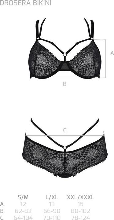 Produktbild ECO Collection Drosera 2 pc braset black (S/M)