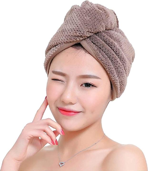 Produktbild JTI Handtuch, Turban - Braun (60 x 24 cm)