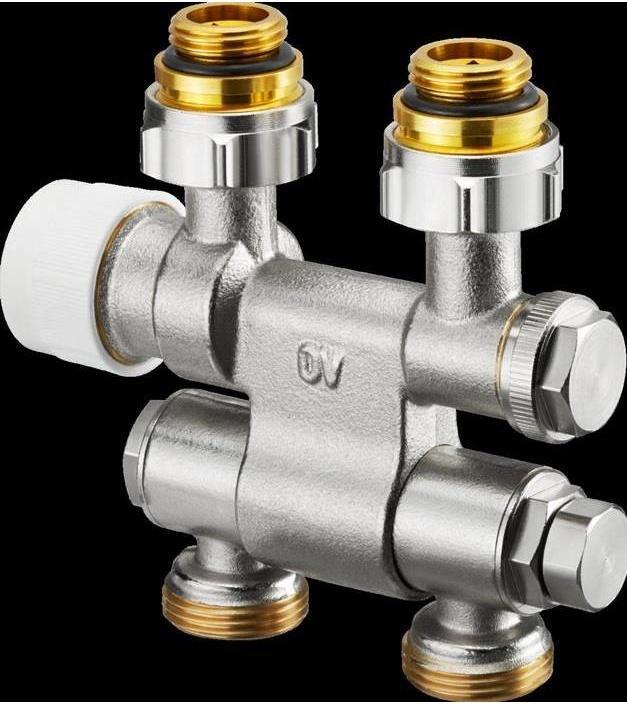 Produktbild Oventrop OV Anschlussarmatur Multiblock TF an Heizkörper mit IG 1/2Zoll schwenkbar