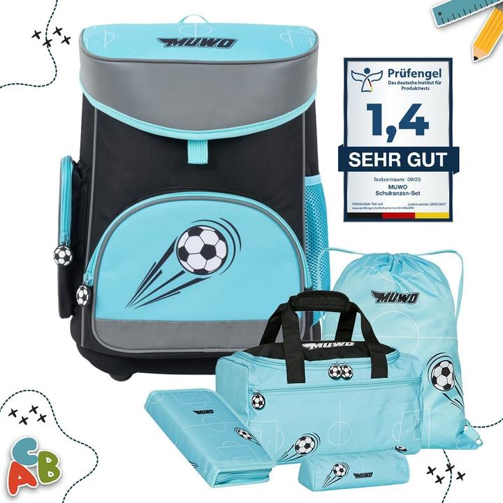 Produktbild Muwo Ergonomisches Schulranzen-Set (20 l)