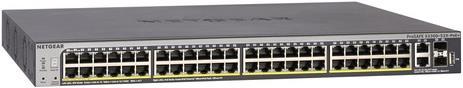 Actual product image Netgear GS752TXP: 48 Port Smart Switch (52 ports)