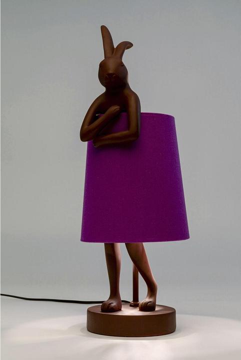 Immagine prodotto Kare Design Lampada da tavolo Animal Rabbit rosso/viola 50cm (E14)