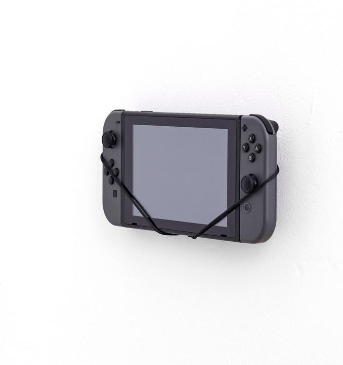 Actual product image Floating Grip Nintendo Switch Console wall mount by, Black (Switch)