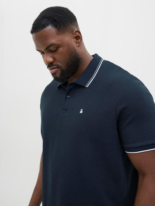 Actual product image Jack & Jones Plus Size Logo Poloshirt Poloshirt (4XL)