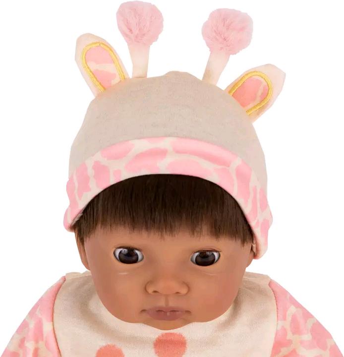 Immagine prodotto Tiny Treasures Vestito da bambola Giraffa dai capelli marroni