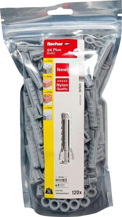 Produktbild Fischer Dübel SX Plus 8x40 BigPack (120) (120 Stk.)