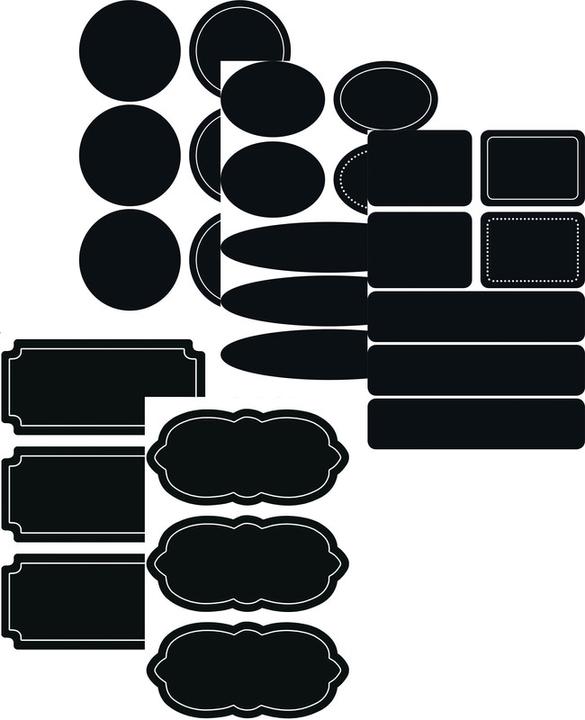 Actual product image HERMA Blackboard labels