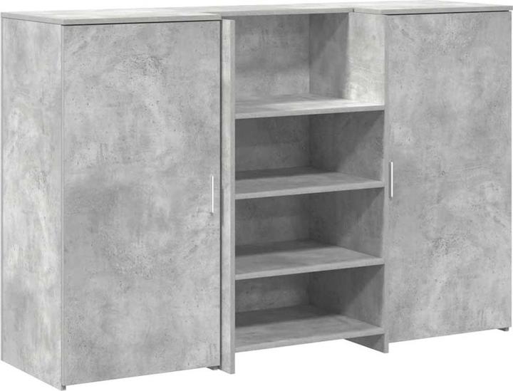 Produktbild VidaXL Empfangstheke Betongrau 155x50x103,5 cm Holzwerkstoff Empfangstresen