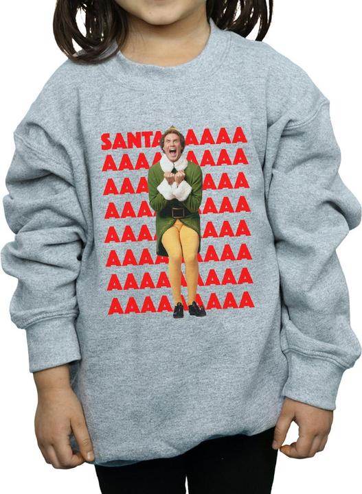 Produktbild Elf Buddy Santa Scream Sweatshirt Mädchen (152, 158)