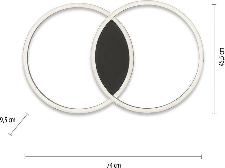 Immagine prodotto Paul Neuhaus Plafoniera LED Neuhaus 2700-5000K, RGB, bw 6145-18, 6145-18 (1500 lm)