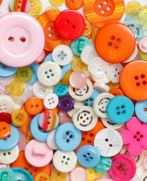 Actual product image I Am Creative Zip bag buttons