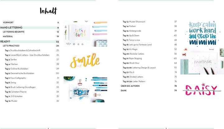 Produktbild Handlettering – Super easy! Dein 30-Tage-Workshop (Deutsch, Christine Aust, 2021)