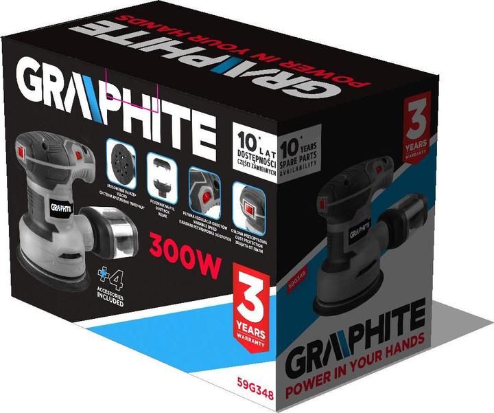 Produktbild Graphite Exzenterschleifer (Exzenterschleifer, 300 W)