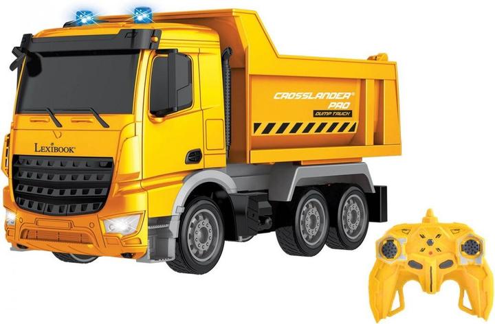Lexibook CROSSLANDER PRO Camion-benne télécommandé avec effets sonores et lumineux