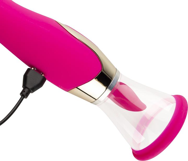 Actual product image Teazers Pleasure Pump mit GPunkt Vibrator Pink