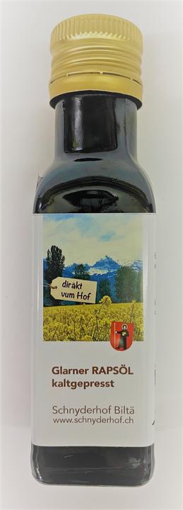 Actual product image Schnyderhof Glarus rapeseed oil cold pressed 5dl (500 ml)