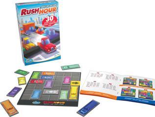 Image du produit Ravensburger ThinkFun - 76642 - Rush Hour Mitbringspiel - Le célèbre jeu de logique dans un format compact sous (Allemand, Italien, Hongrois, Français, Polonais)