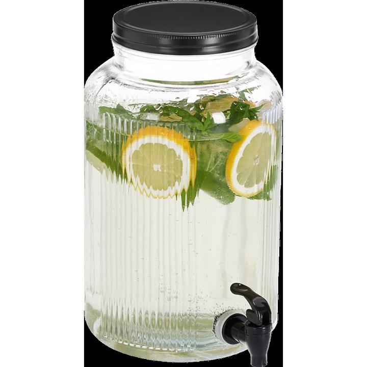 Actual product image Zeller Present Getränkespender Glas mit Metalldeckel 3.9 l ø 16x25 cm