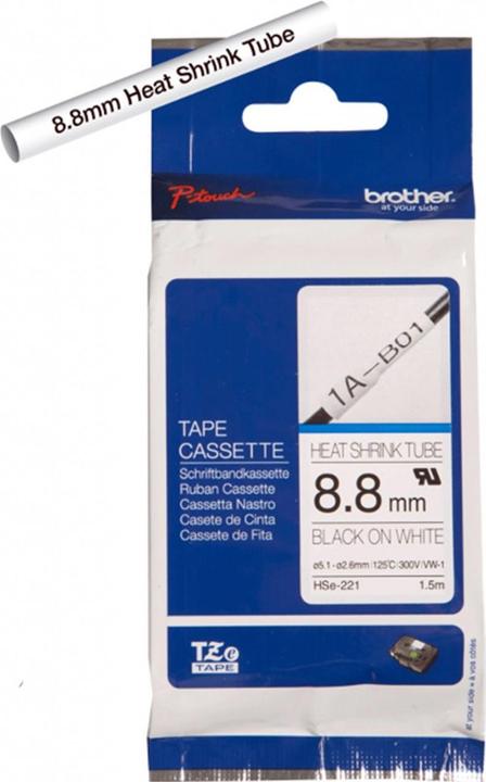 Produktbild Brother HSe-221 (0.88 cm, Schwarz, Weiss)