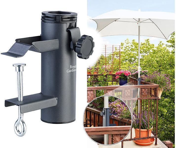 Produktbild Royal Gardineer 2er-Set Universal Sonnenschirm-, Parasolhalter, Schirmständer
