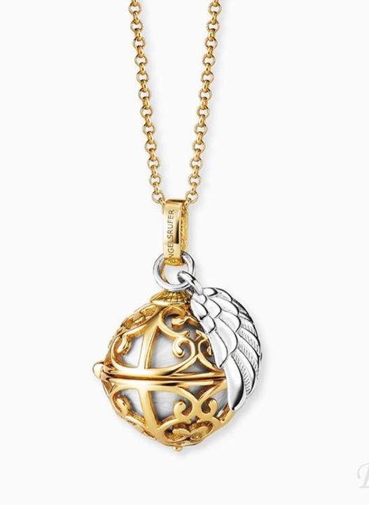Actual product image Engelsrufer Singing ball with wing (Brass, 925 silver, 45 cm)