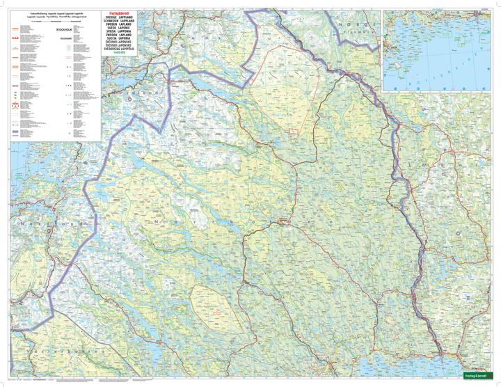 Image du produit Suède Nord, carte routière 1:400.000, freytag & berndt