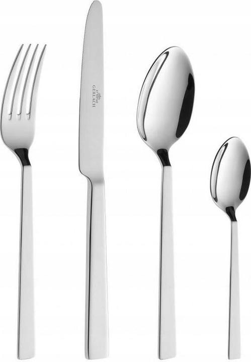 Immagine prodotto Gerlach G01-0030P-ZEST-68PU-S1S1-01 Set di posate Onda, 68 pezzi, acciaio 18/10 (68 Pezzo/i, Set di posate)